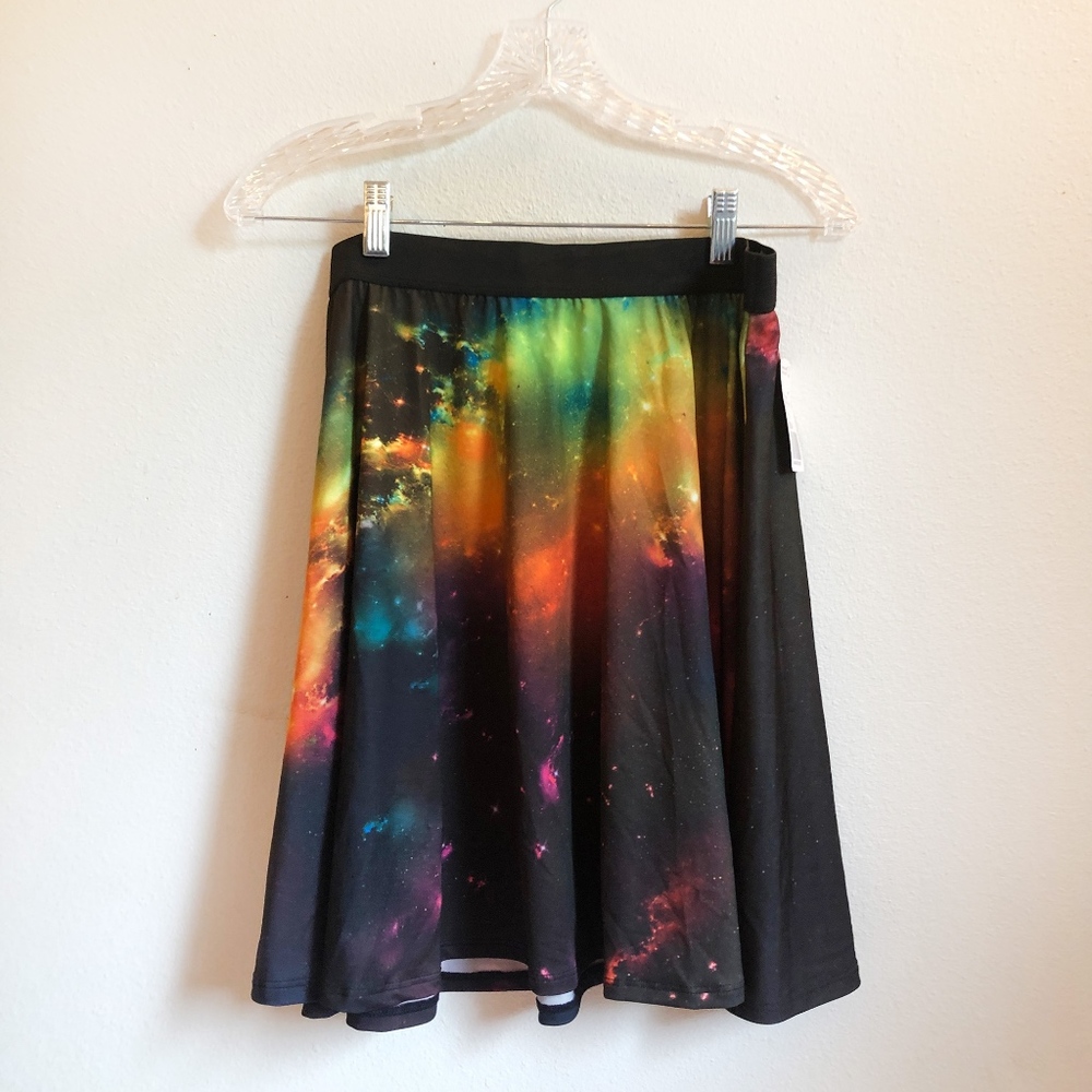 Cosmo Pattern Skater Skirt